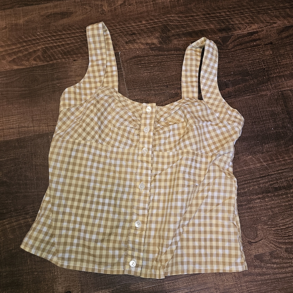 Eley Kishimoto Gingham Tank Top